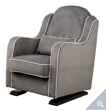 Babyletto Nara Glider - $699.00Ok so I know this is absurdly expensive but it has rave reviews for comfort (you spend a LOT of time in a nursing chair) and it's just SO pretty. Plus - it's neutral so it could also live outside a nursery. Bottom line - we don't have 700 bucks for a chair. BUT if we did I would totally fork it over for this beauty. DREAM!