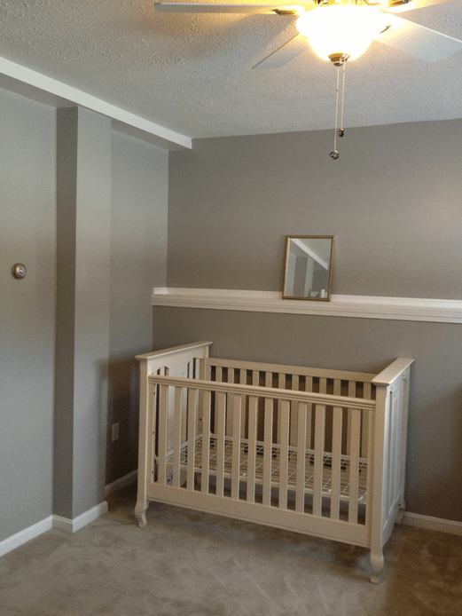 The beginnings of baby Richards' nursery