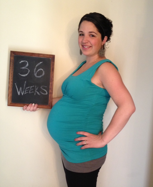 36 weeks (9 months). Hanging in there.