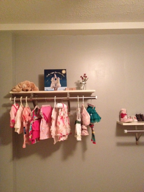 Our new nursery shelving