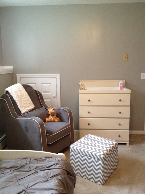 THE (absurdly expensive but totally worth it) CHAIR ARRIVED and I am in love