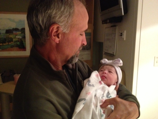 Mia meets Grandpa