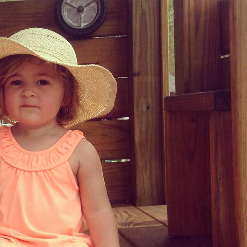 Mia in Sunhat