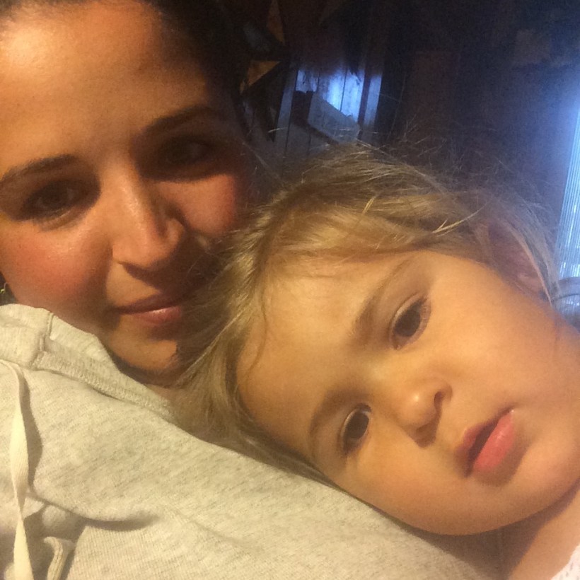 Mommy and Mia Cuddles